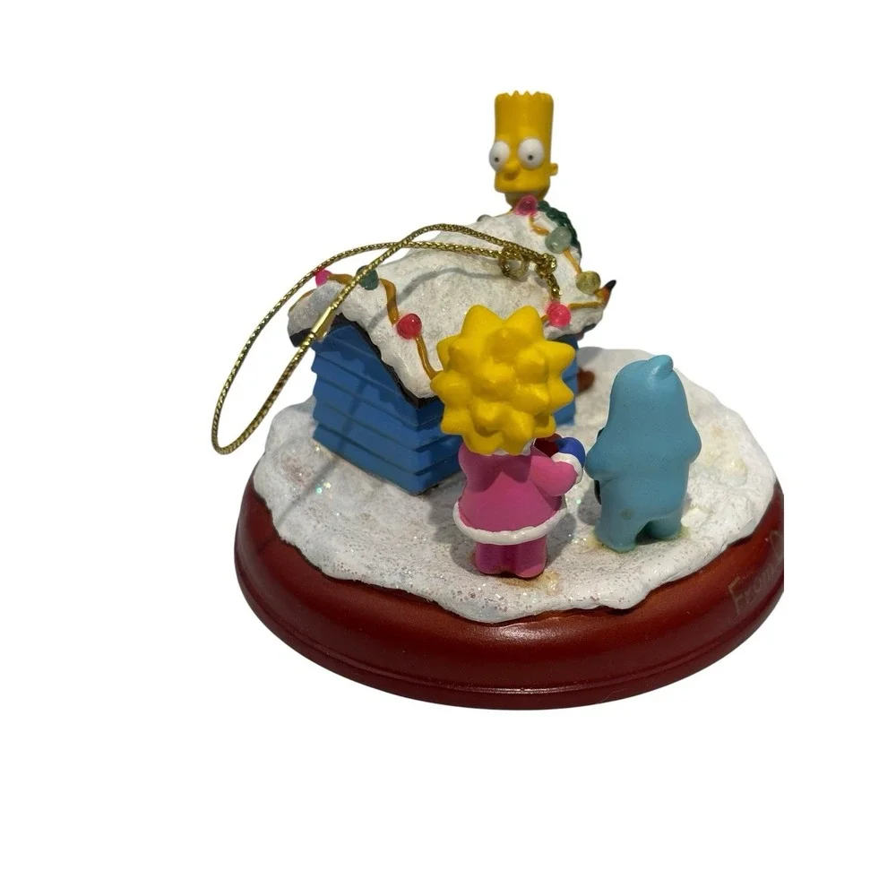 2004 Simpsons Bradford Christmas Ornament Illuminated 